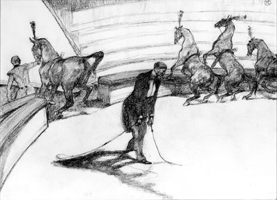 At the Circus by Henri de Toulouse Lautrec
